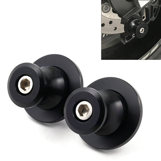 Swingarm Spools Slider Stand Screws M6 for Yamaha YZF R1 R3 R6 Aluminum Black