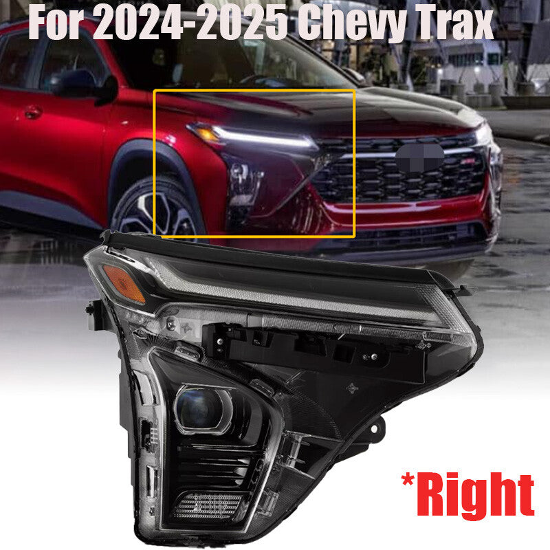 For 2024-2025 for Chevy Trax LED DRL Projector Headlight Headlamp Passenger Side