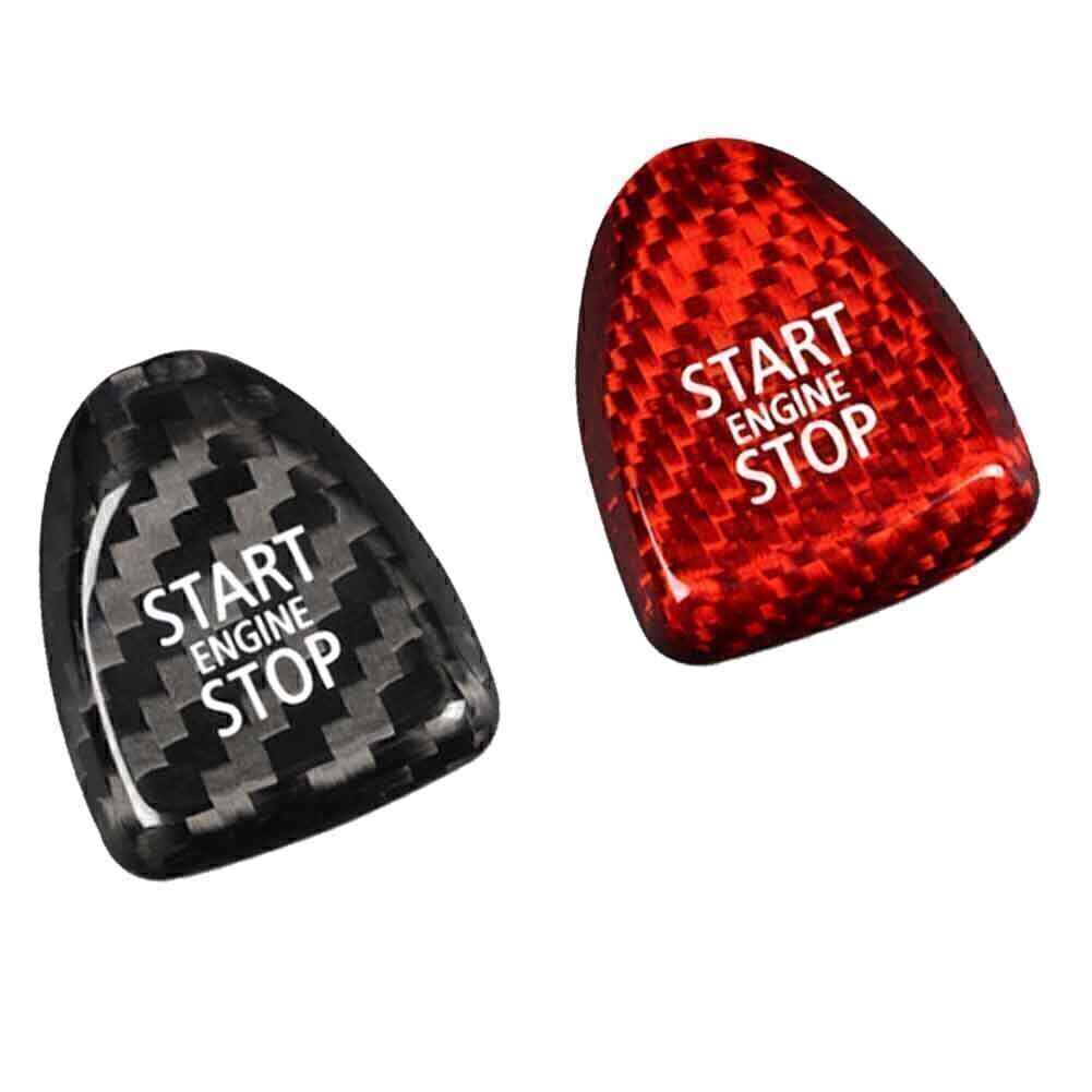 Carbon Fiber Keyless Start Button Cover Fit for BMW for Mini Cooper F Model F54 F55 F56