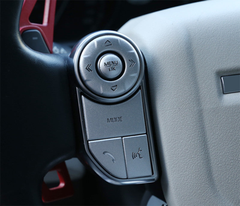 9P for Land Rover Range Sport 2014-17 Car Inner Steering Wheel Button Cover Trim