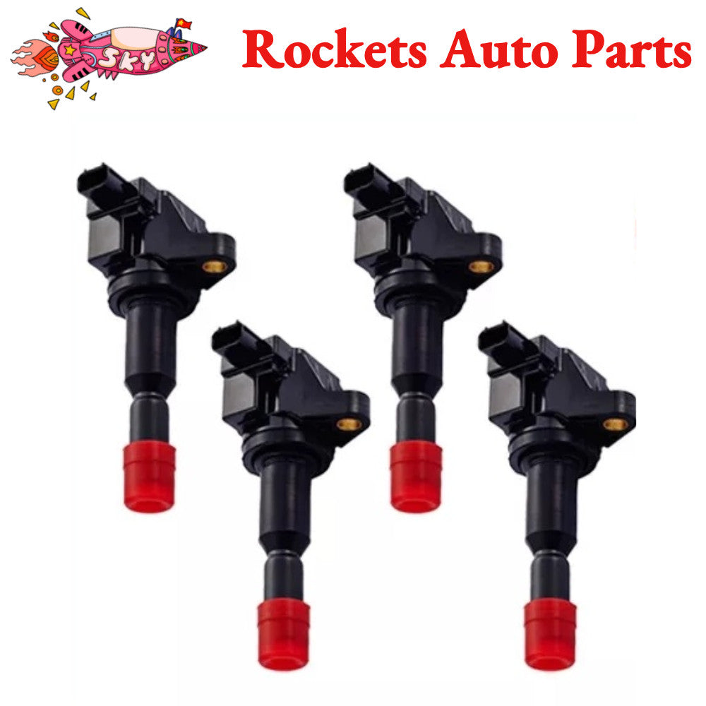 4pcs NEW for Honda Jazz Fit GR 2009-2013 Ignition Coil made 30520-RB0-003FOR