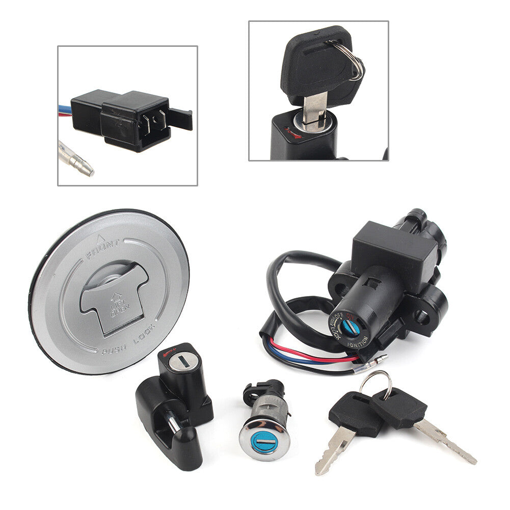 Fuel Gas Tank Cap Ignition Switch Lock Key Set Fit for Honda CBR250 Hornet 250 98-02