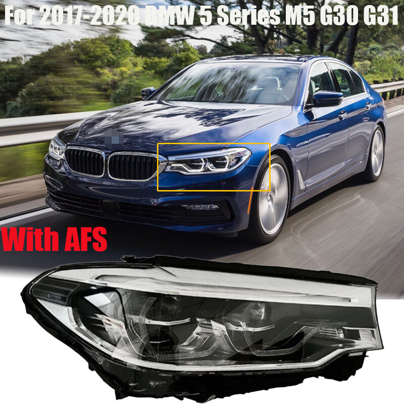Right LED adaptive headlights with AFS (Adaptive Front-lighting System) for 2017-2018 for BMW 5 Series M5 G30 G31