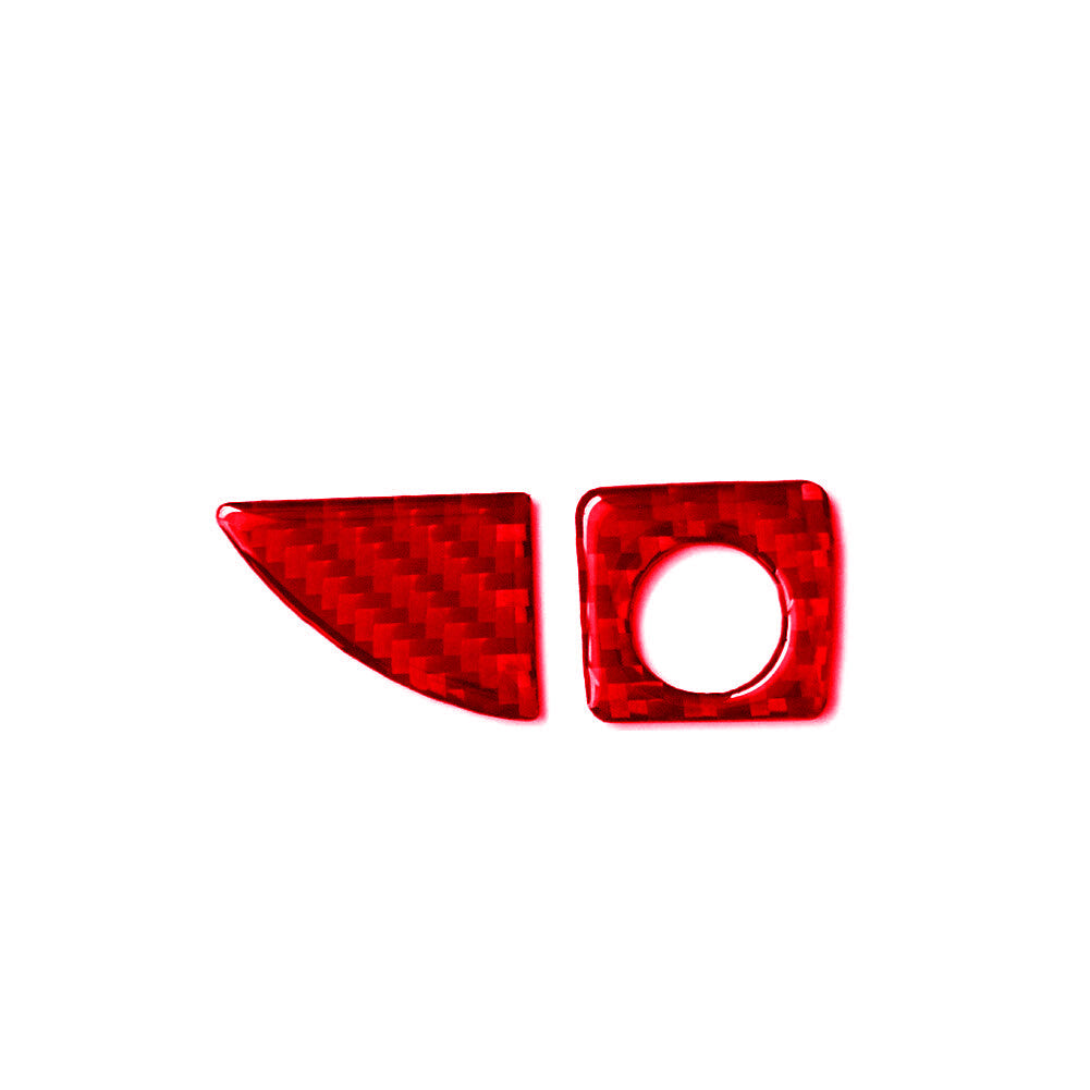 Red for Lexus IS250-350 2006-2012 Carbon Fiber Inner Glove Box Handle Cover Trim