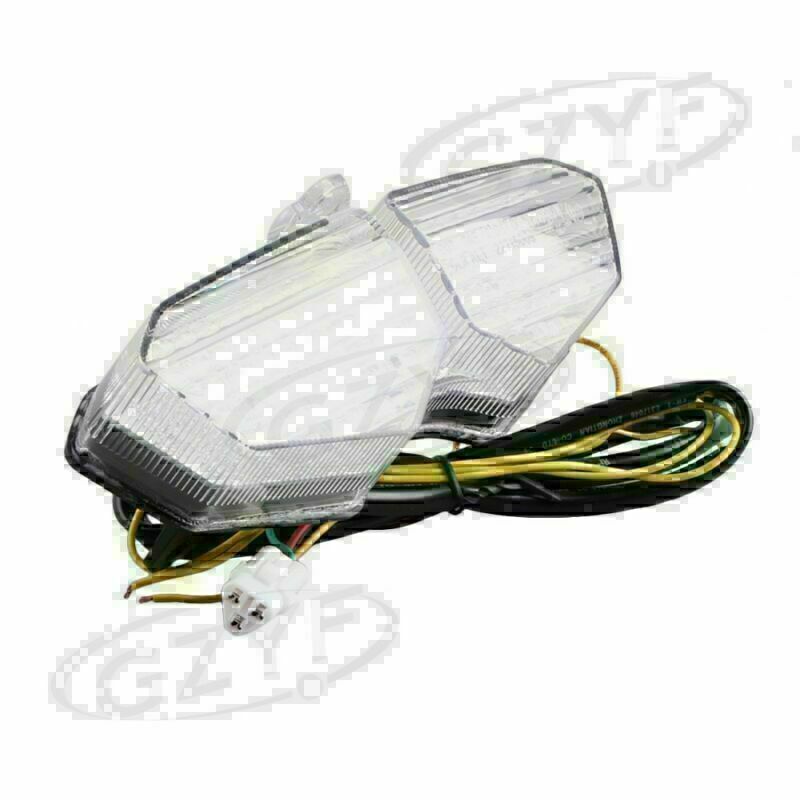 LED Tail Lamp Rear Taillight Running Light for Yamaha R6S 2006 2007-2009 Clear