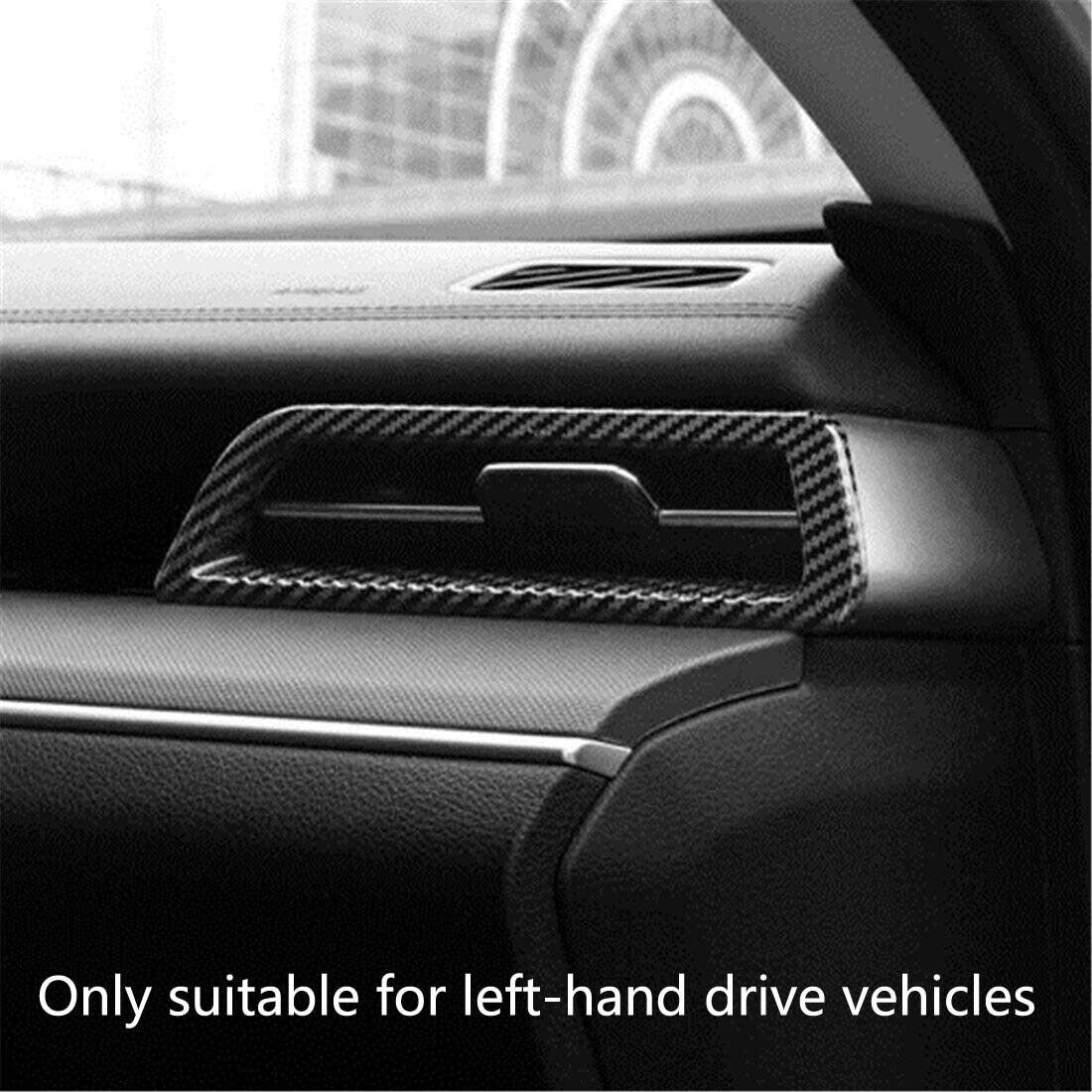 2pcs Carbon Fiber Dashboard Side Air Outlet Vent Cover Trim for Kia K5 2021-2023