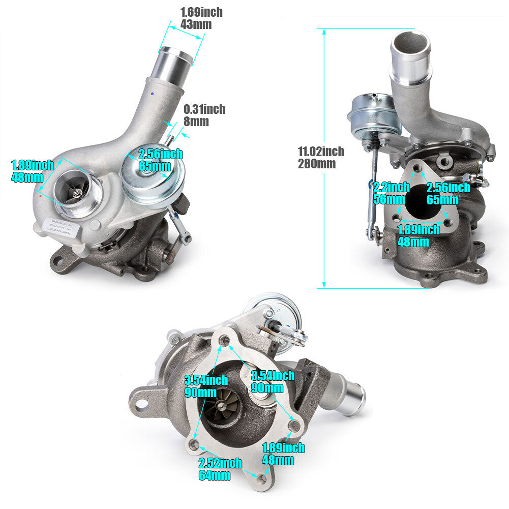 NEW RH+LH Turbo Turbocharger AA5E9G438GD Set for LINCOLN MKT for FORD FLEX TAURUS