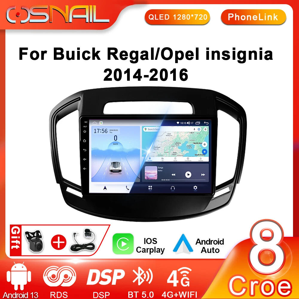 Android CarPlay Car Radio for Buick Regal for Opel Insignia 2014-2016 GPS Player