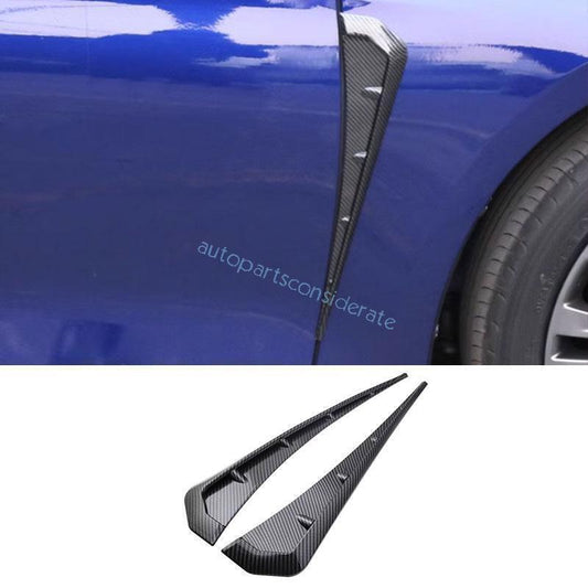 for Toyota for Corolla 20-2024 ABS Carbon Fiber Air Wing Vent Side Fender Cover Trim