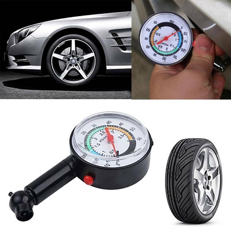 Tyre Tire Air Pressure Gauge Car Auto Motorcycle Truck Vehicle Tester Dial Meter