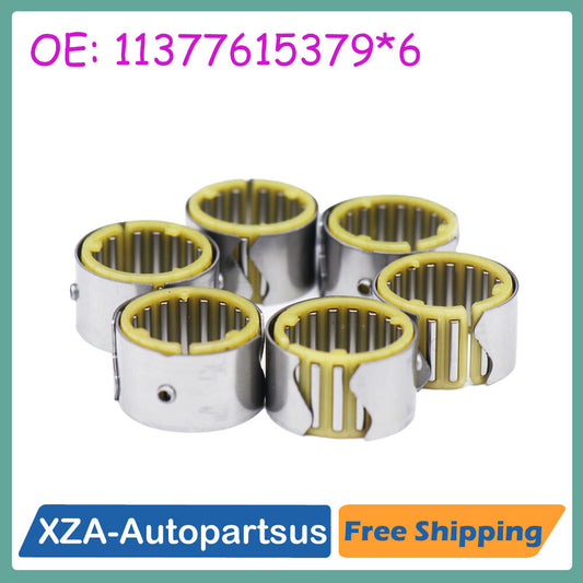 11377615379 For 2010-2021 for BMW Set of 6 Eccentric Shaft Camshaft Needle Bearing