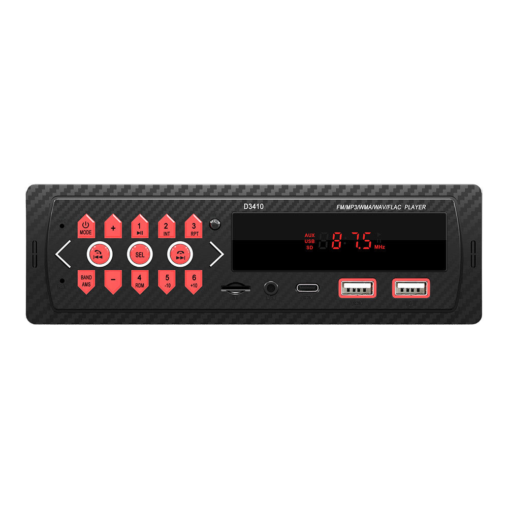 Single Din Car Stereo Radio Bluetooth MP3 Player In-dash Head Unit FM/USB/AUX