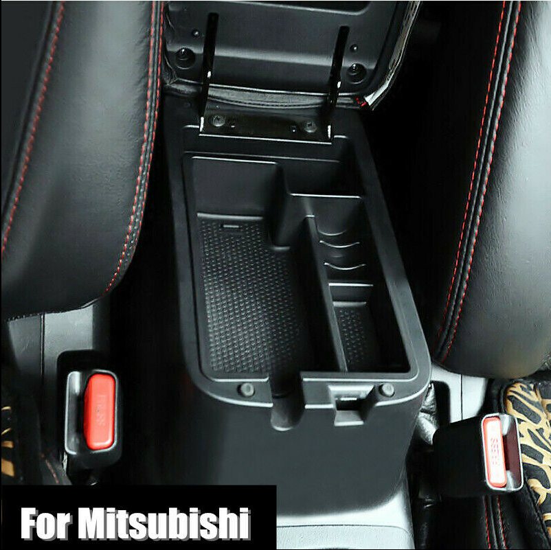 1P Car Interior Armrest Storage Organizer Box For 2013-2018 for Mitsubishi Outlander