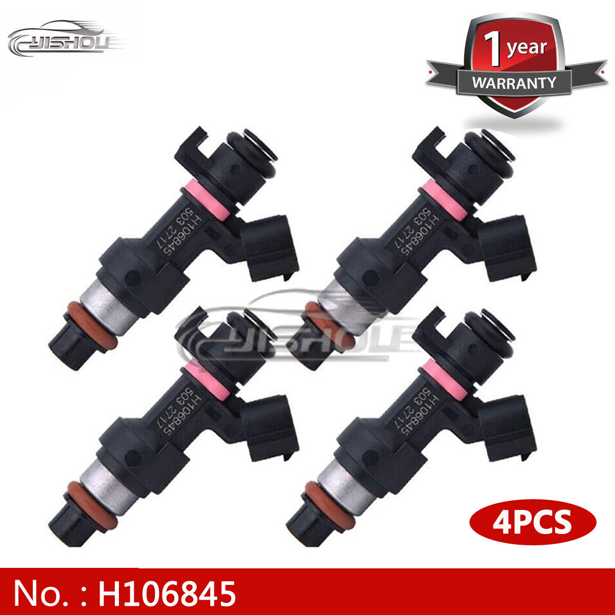 4-pack of fuel sensor injectors suitable for Renault Fluence 2.0 16V 16600-6863R H106845
