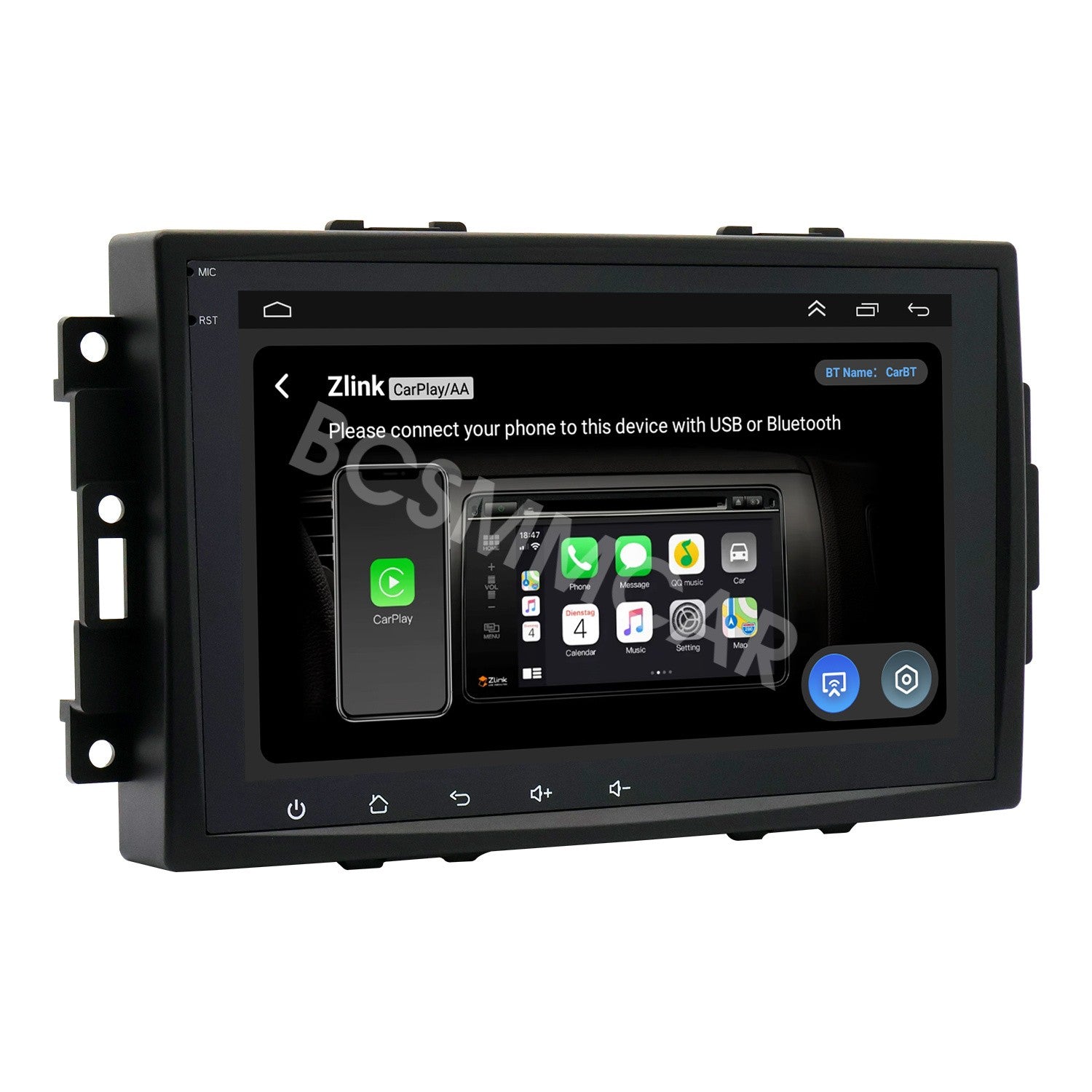 Touch Screen Video Player Mirror Link For Carplay Fit For 2007-2008 for Jeep Patriot