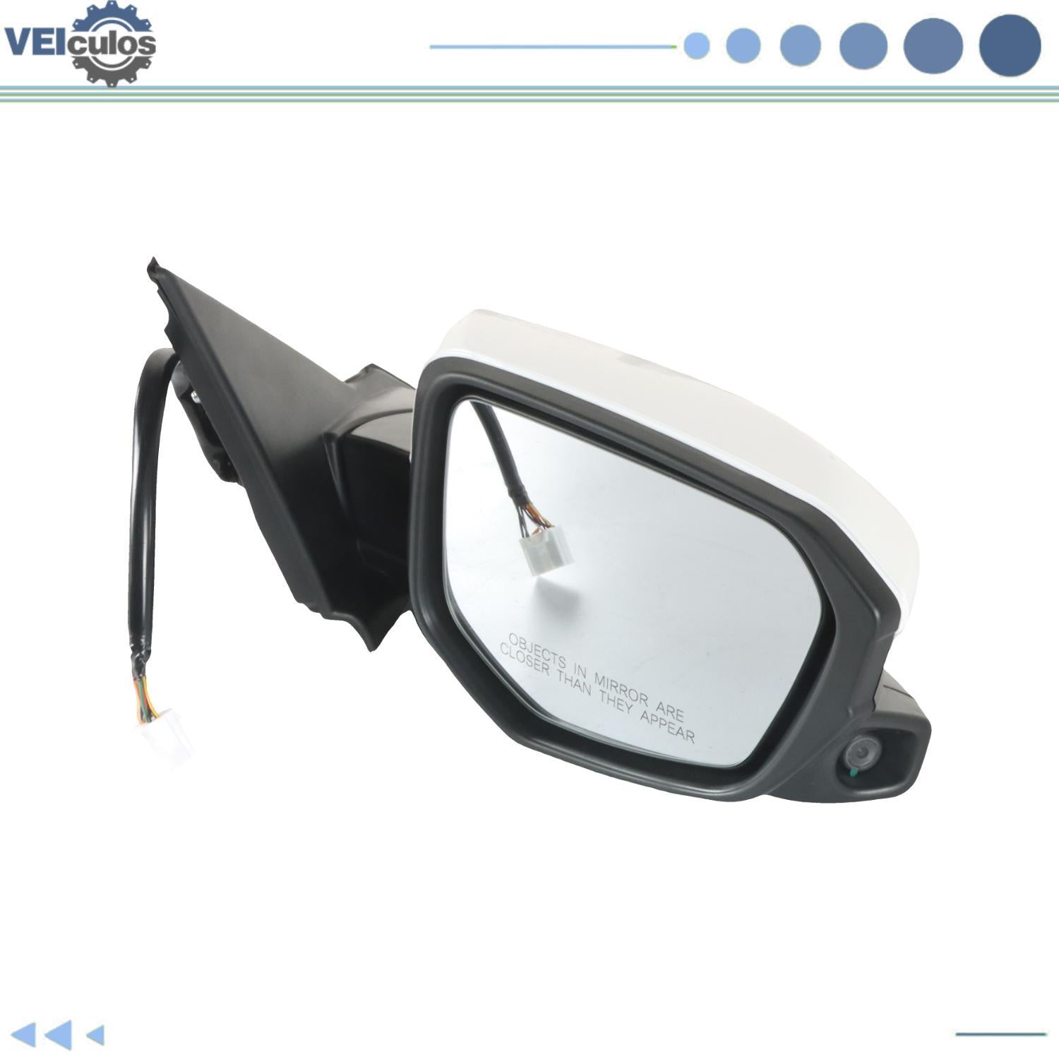 Right Power Heated View Camera Side Mirror For 2016-2020 for Honda for Civic HO1327107