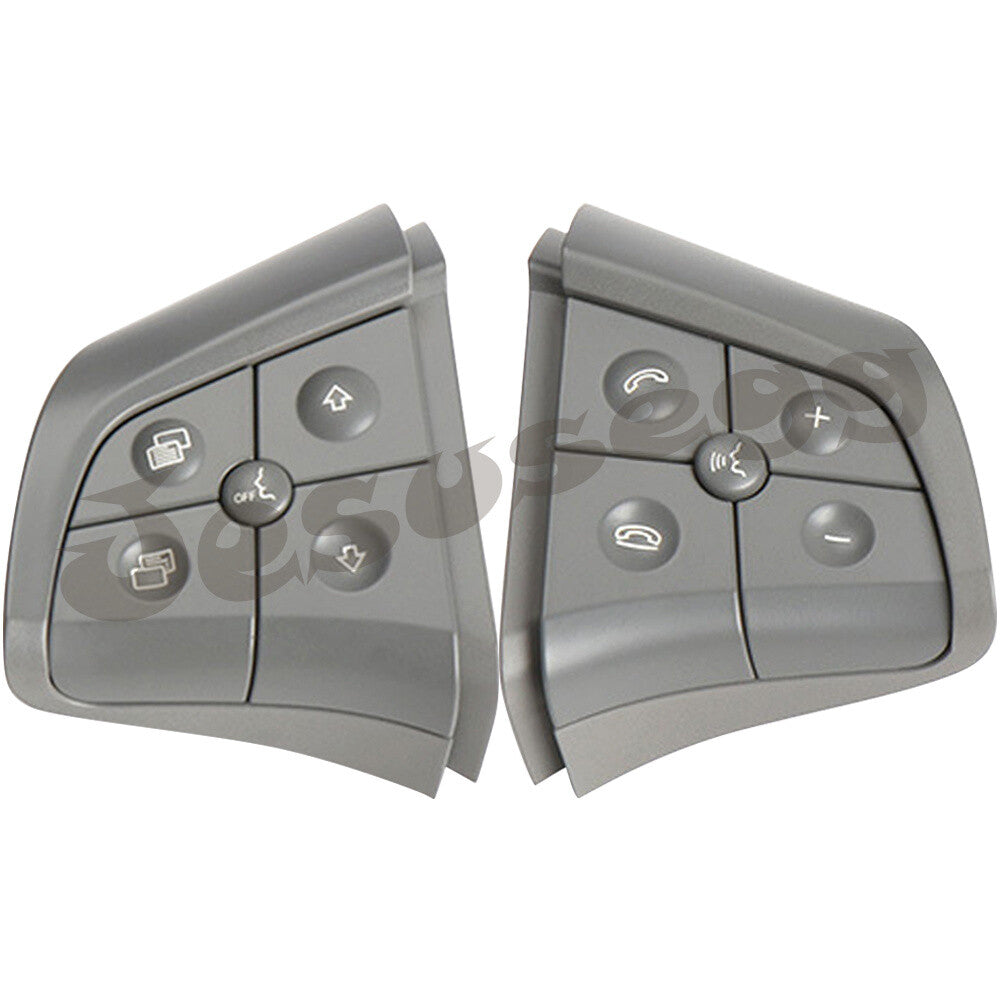 Qty 2 Steering Wheel Switch 5 Button Gray Fit for Mercedes-Benz W164 W251 W245