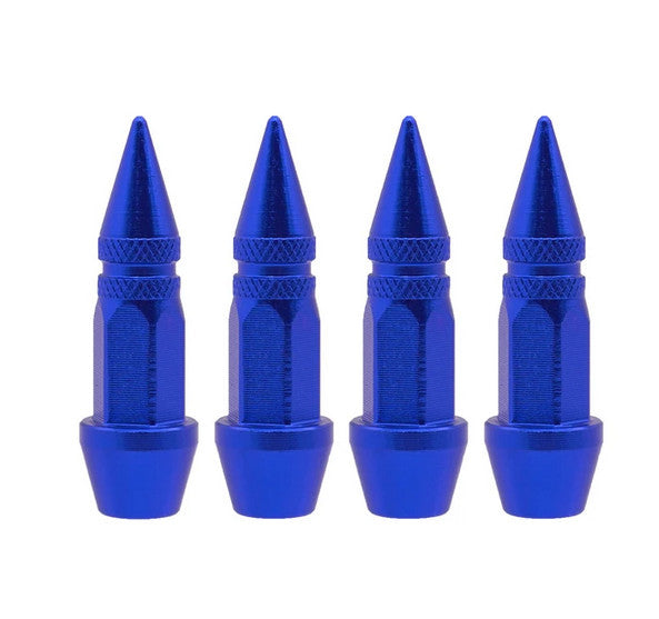 4-piece car tire valve cover rod air dust cover dustproof red stud for BMW