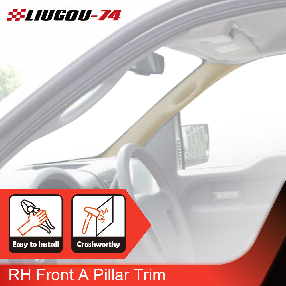 Right passenger side front A pillar trim panel handle fits 04-08 for Ford F150
