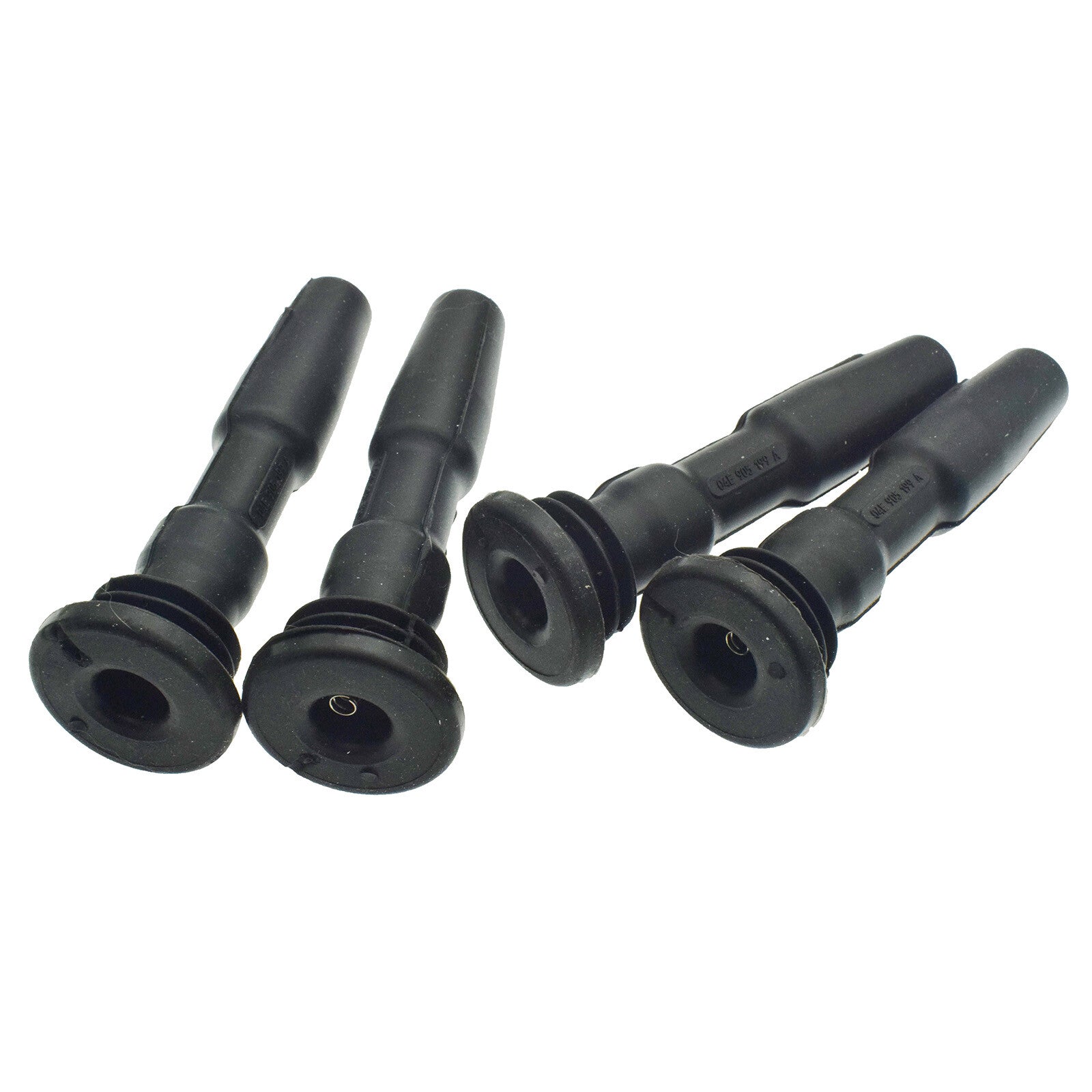 4-pack ignition coils and rubber spark plugs, 04E905199A, suitable for Audi for A4,A3, Q3, and for Volkswagen for Golf CC.