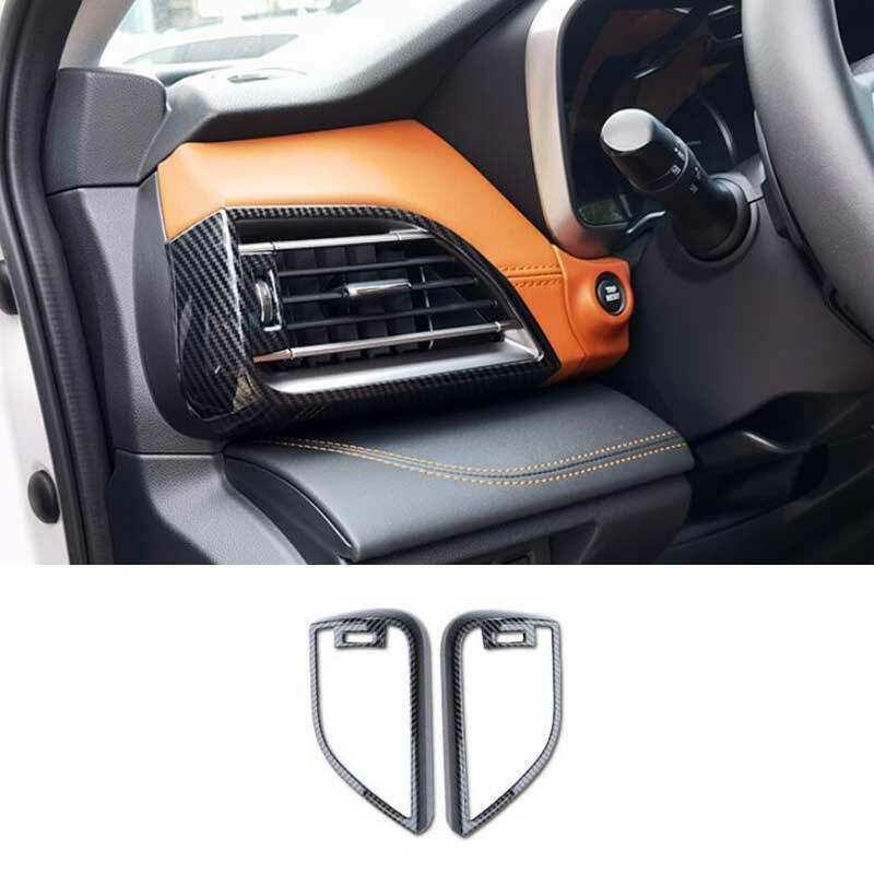 for Subaru Outback 2020-2023 Carbon Fiber Console Dash LR Air Outlet Vent Trim