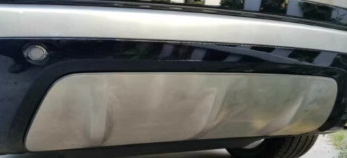 for Range Rover Velar S 2018-2023 Silver Steel 1X Rear Bumper Bottom Guard Cover