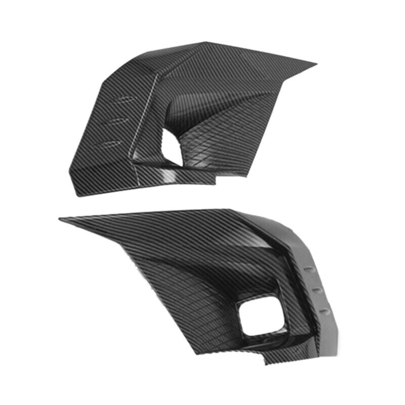 For 2022 for Honda for Civic 11th Carbon Fiber Front Fog Lamp Light Frame Trim 2pcs