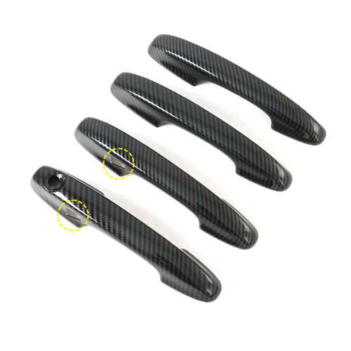 for Ford Escape 2020-2022 Carbon fiber Color ABS External Door handle Cover Trim