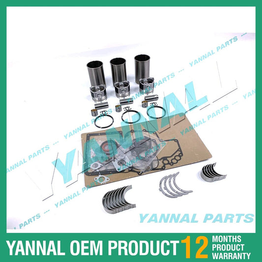 3TNV86 Overhaul and Rebuild Kit with Complete Set of Shims and Bearings for Yanmar Engines
