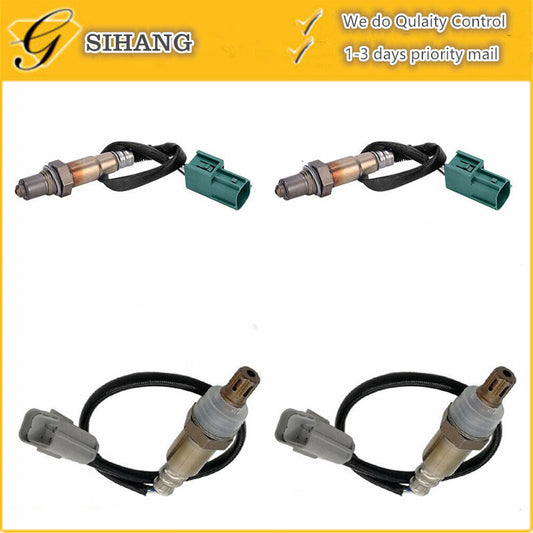 New Set (4) Oxygen O2 Sensor For 2007 for Nissan Titan 5.6L Upstream Downstream