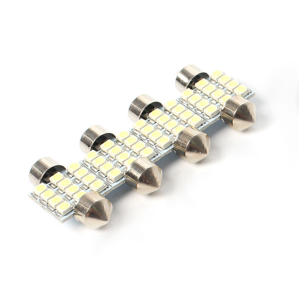 13Pcs Car Interior White LED Lights Kit fit Stock Dome License Plate Lamps