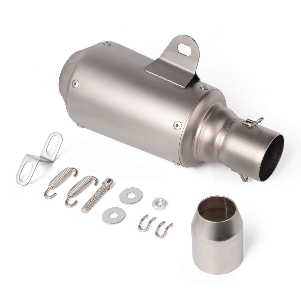 New 38-51mm Universal Motorcycle Short Exhaust Muffler Pipe Slip On DB Killer
