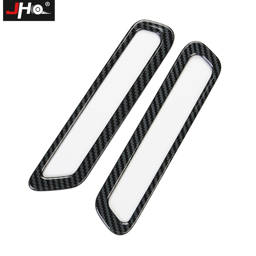 for Ford Explorer 2020-2022 Carbon Fiber A Post Air Outlet Vent Cover Trim Black