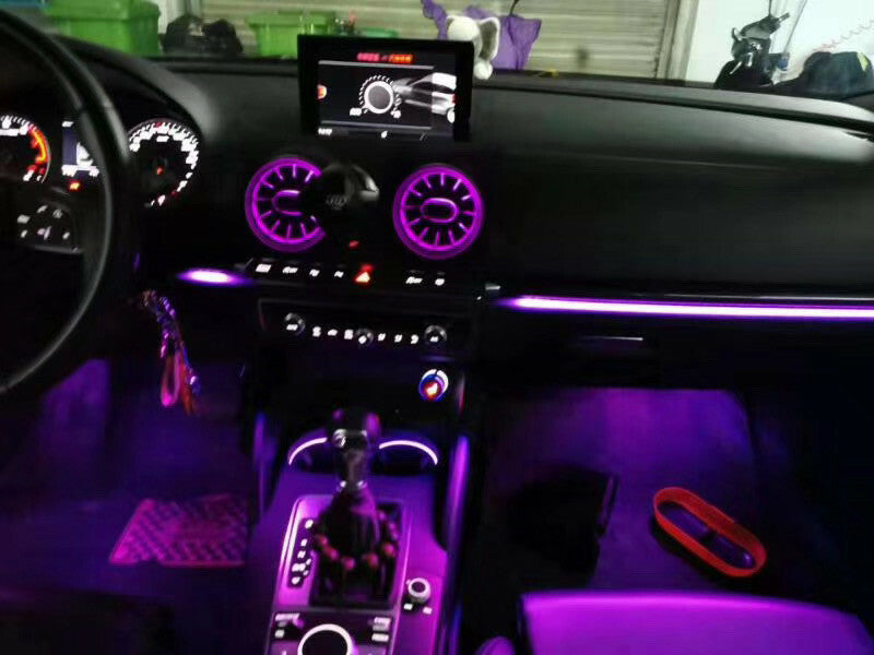 32 color Illuminated Retrofit LED ambient light for Audi A3 S3 RS3 8V 2014-2021