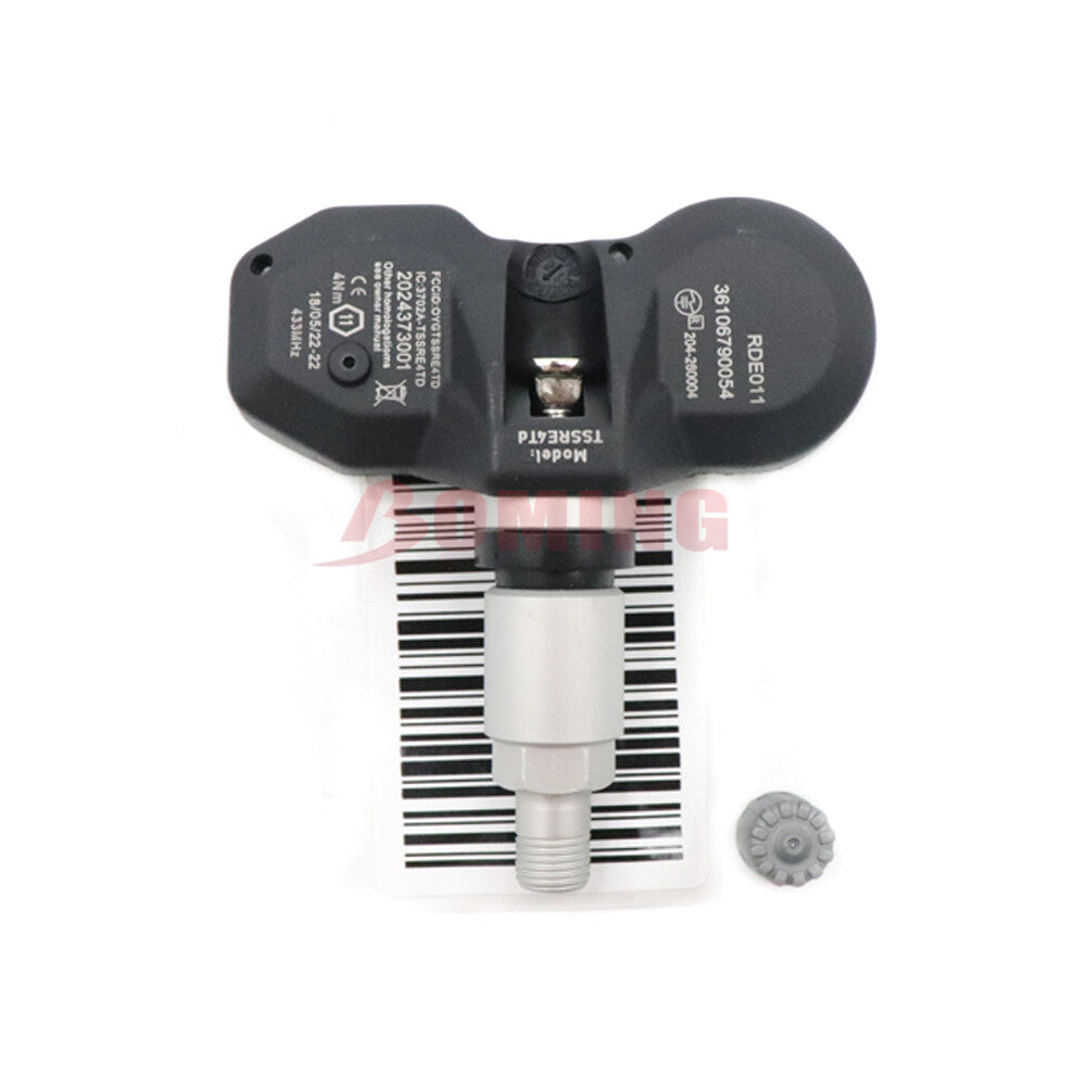 (4) Kit 36106790054 Tire Pressure Sensor (TPMS), new, for BMW for Mini 433MHz TS-BM03