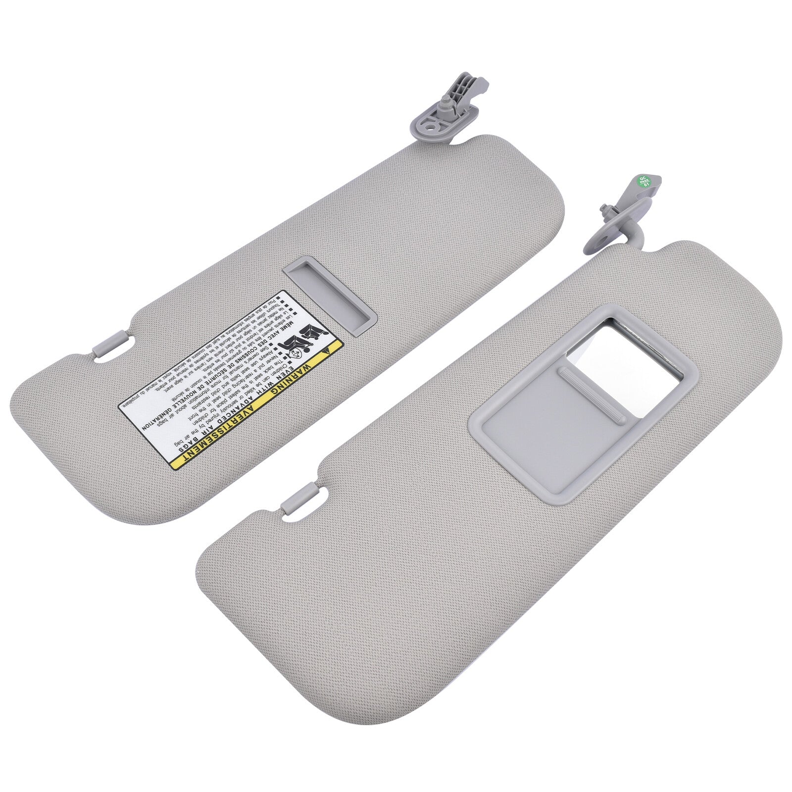 1 Pair Sun Visor Left Right for Hyundai for Elantra 15 GL 852103X000TX 852203X000TX