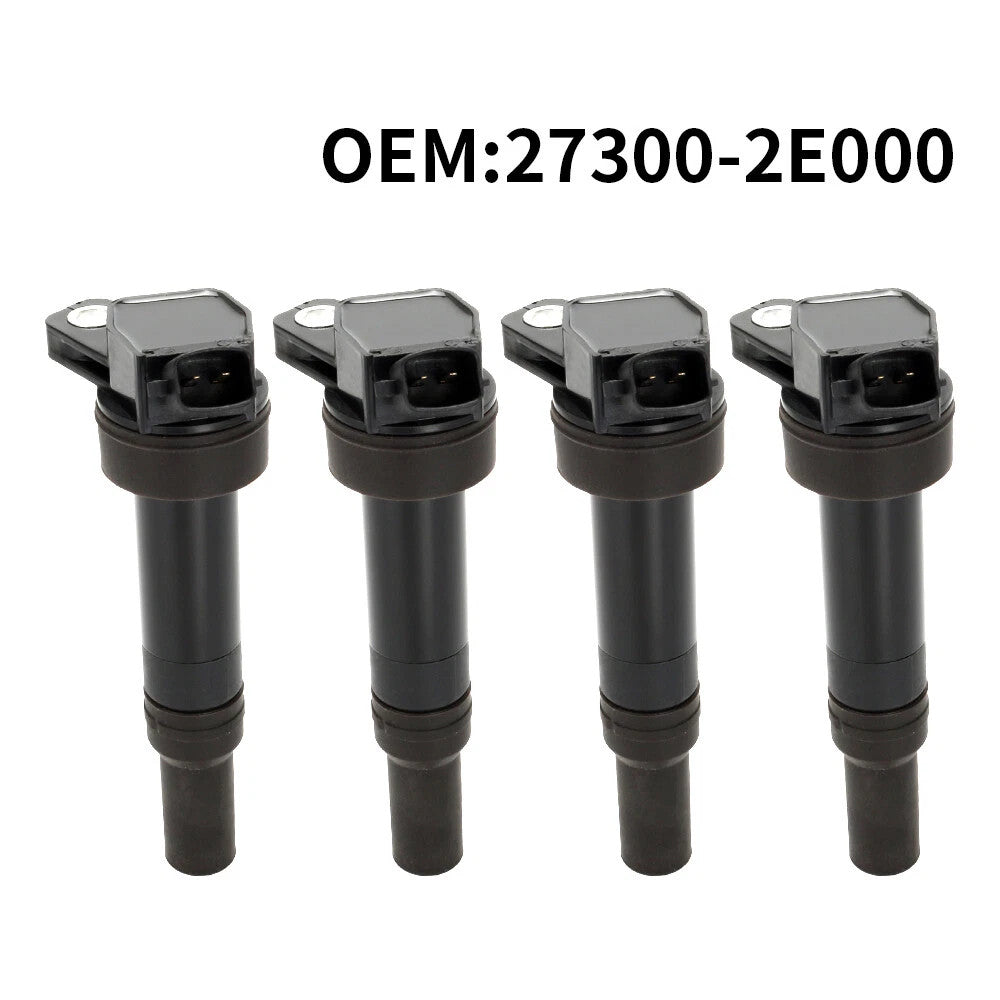4X Ignition Coil for Hyundai for Elantra for Tucson for Kia Soul Forte UF651 27300-2E000