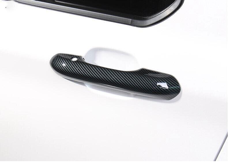 Exterior Side Door Handle Cover Trim for Ford Explorer 2020-2022 Carbon Fiber