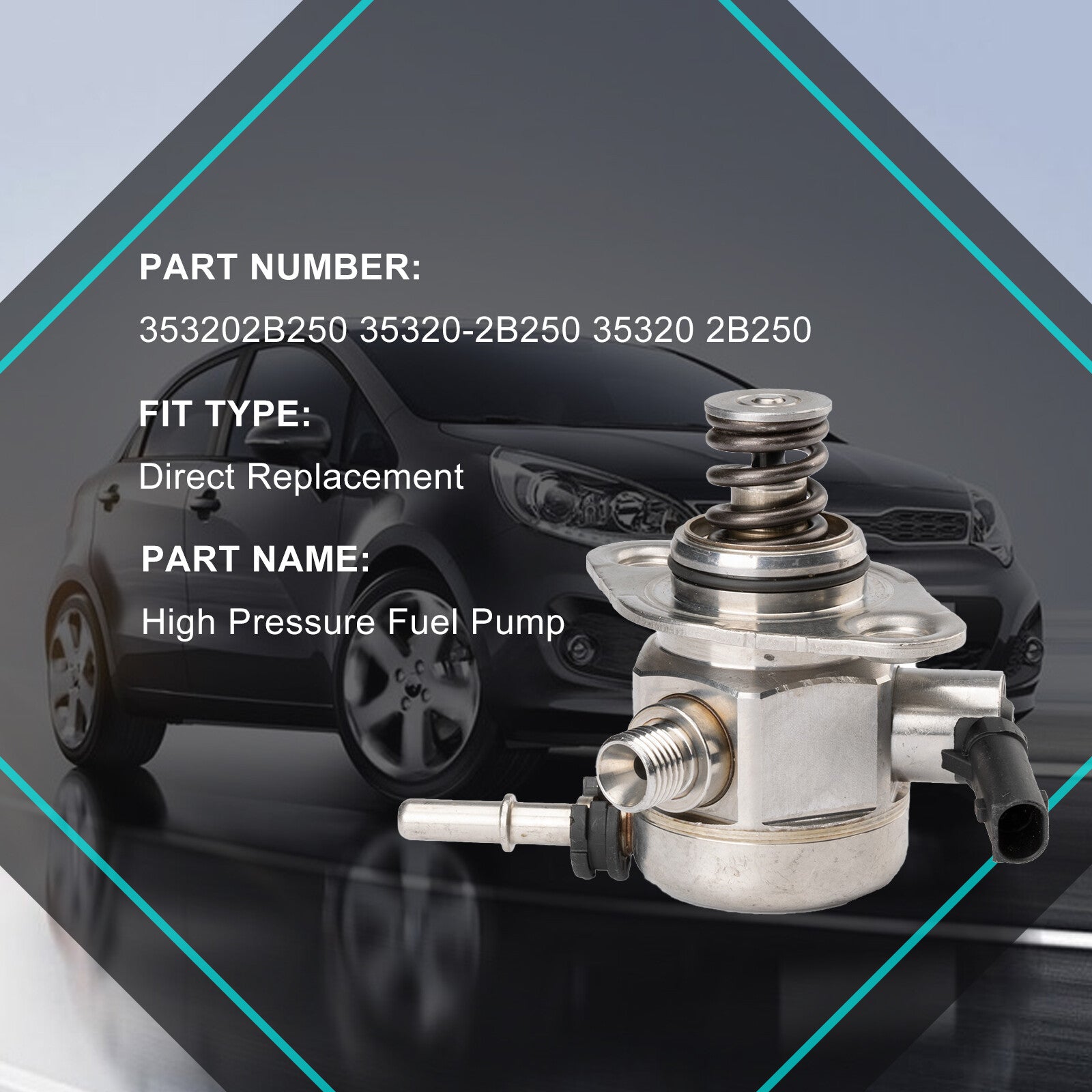 1x High Pressure Pump for Hyundai Sonata for Kia Soul Rio 2017-2019 1.6L 35320-2B250