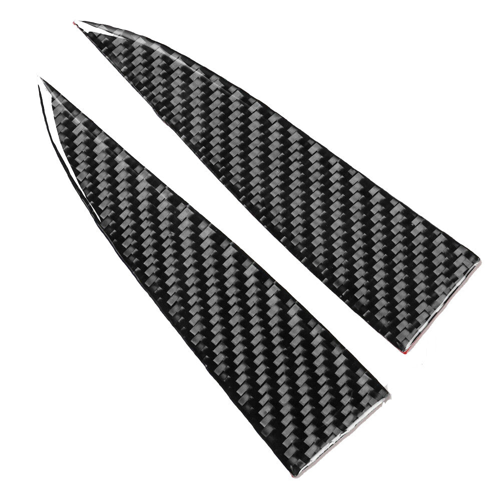 2Pcs Carbon Fiber Interior Door Speaker Cover Trim Sticker for Tesla Model 3/Y