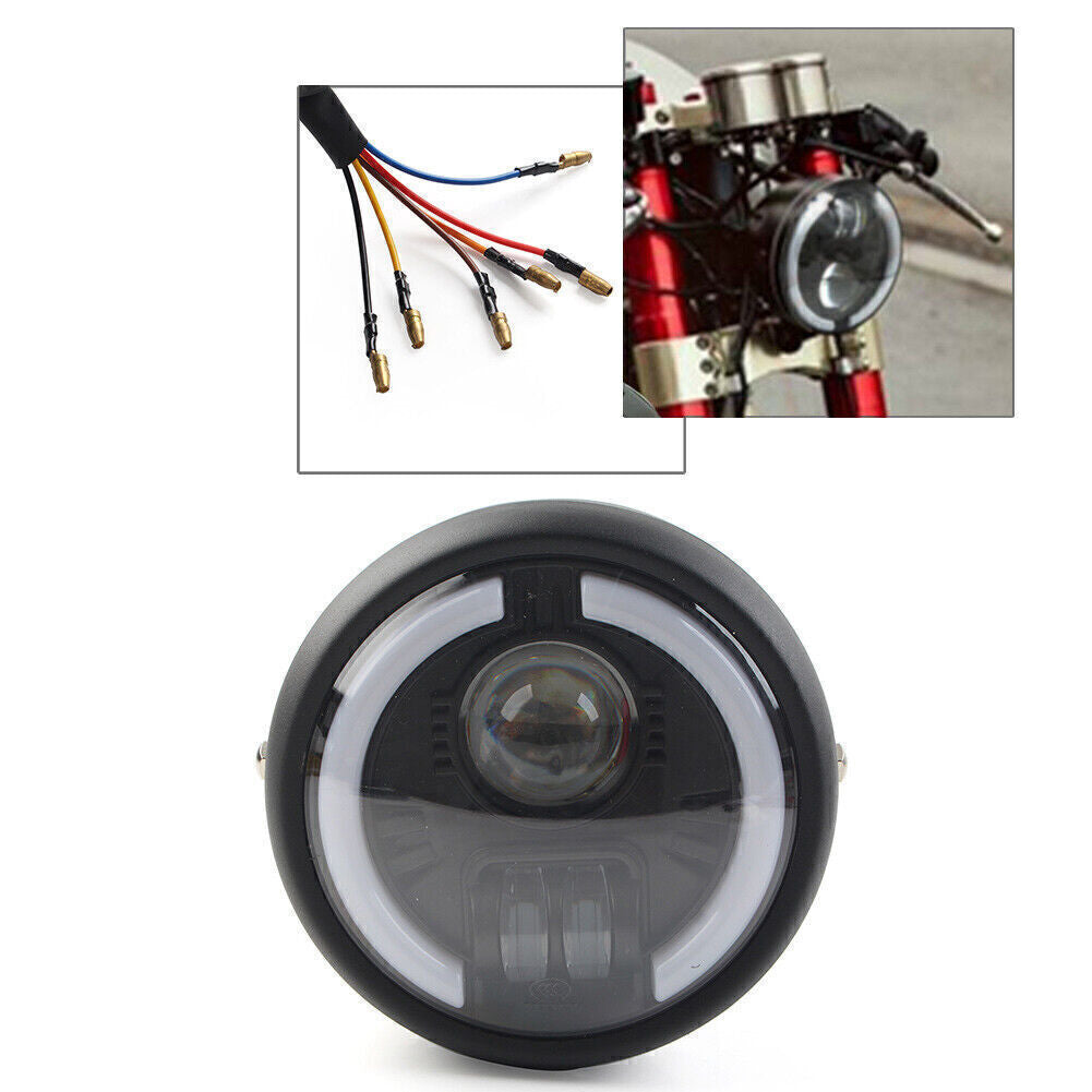 5.75 LED Headlight Hi/Lo DRL Turn Signal Universal for Harley Yahama for Suzuki