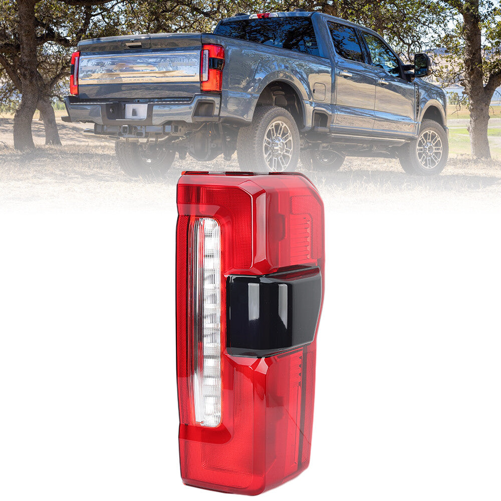 Right Tail Light W/Blind Spot for Ford F250 F350 Super Duty 2023-2024 Passenger
