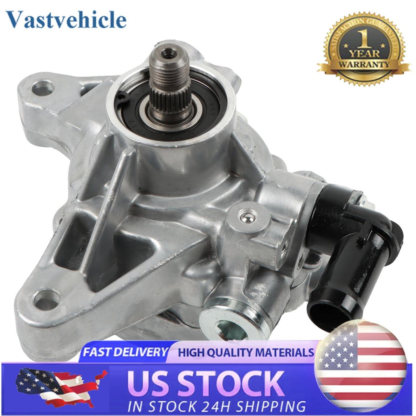 Power Steering Pump For 2003-2005 for Honda Accord Coupe  Sedan l4 2.4L 21-5341