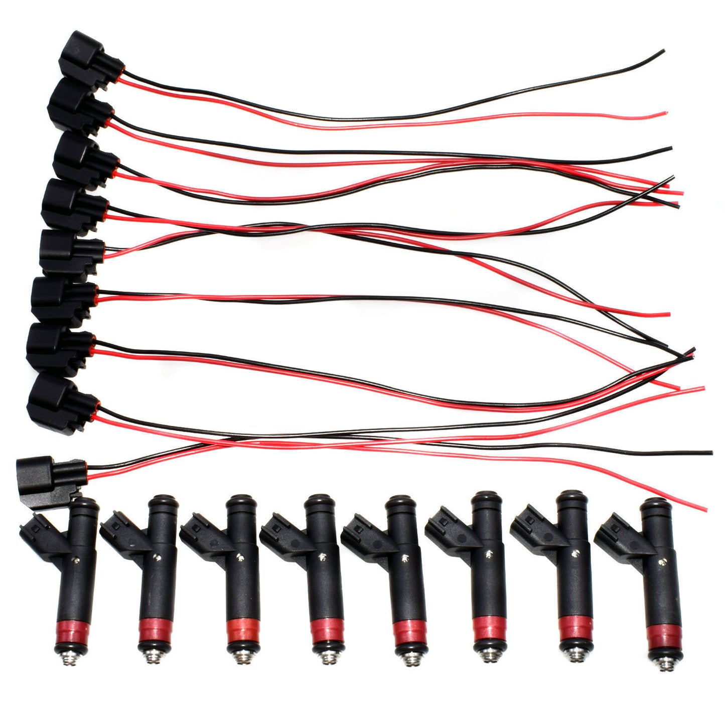 for Jeep Grand Cherokee 8x Fuel injector 9x Pigtail Wire Connector 53032145AA