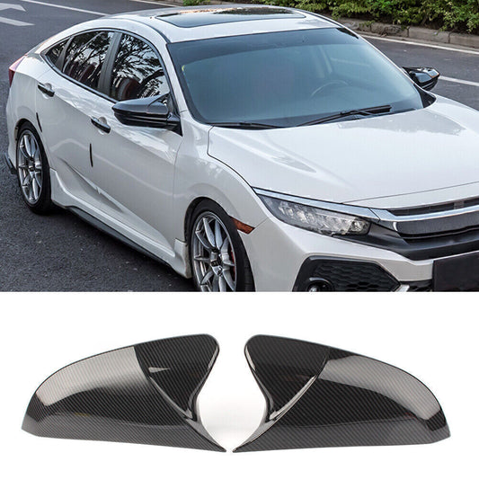 for Honda for Civic TYPE-R 2017-19 2018 Rearview Mirror Side Mirror Cover Trim Guard