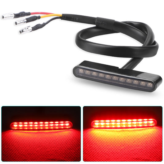 Universal Motorcycle 11LED Running Rear Brake Stop Tail Light Lamp For UTV ATV