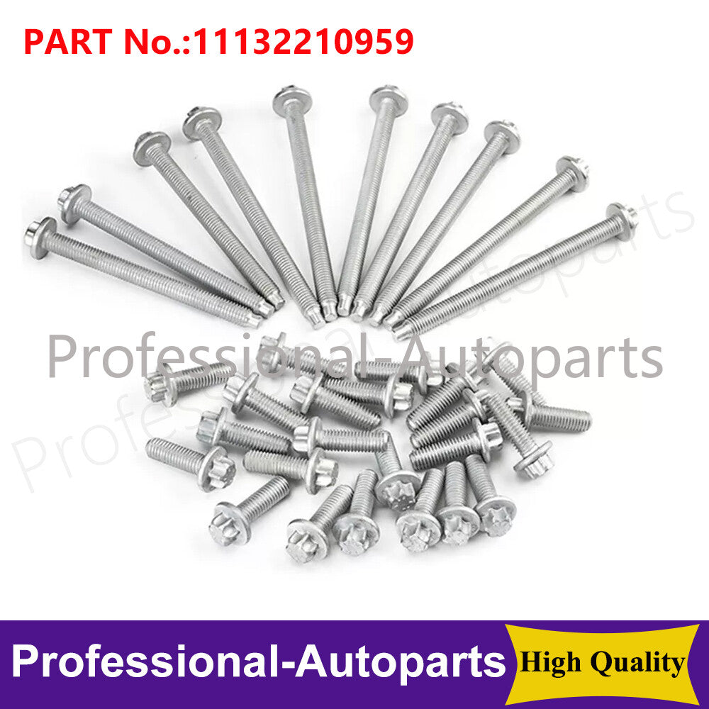 11132210959 Oil pan aluminum screw and bolt set suitable for BMW E60 E60N E61