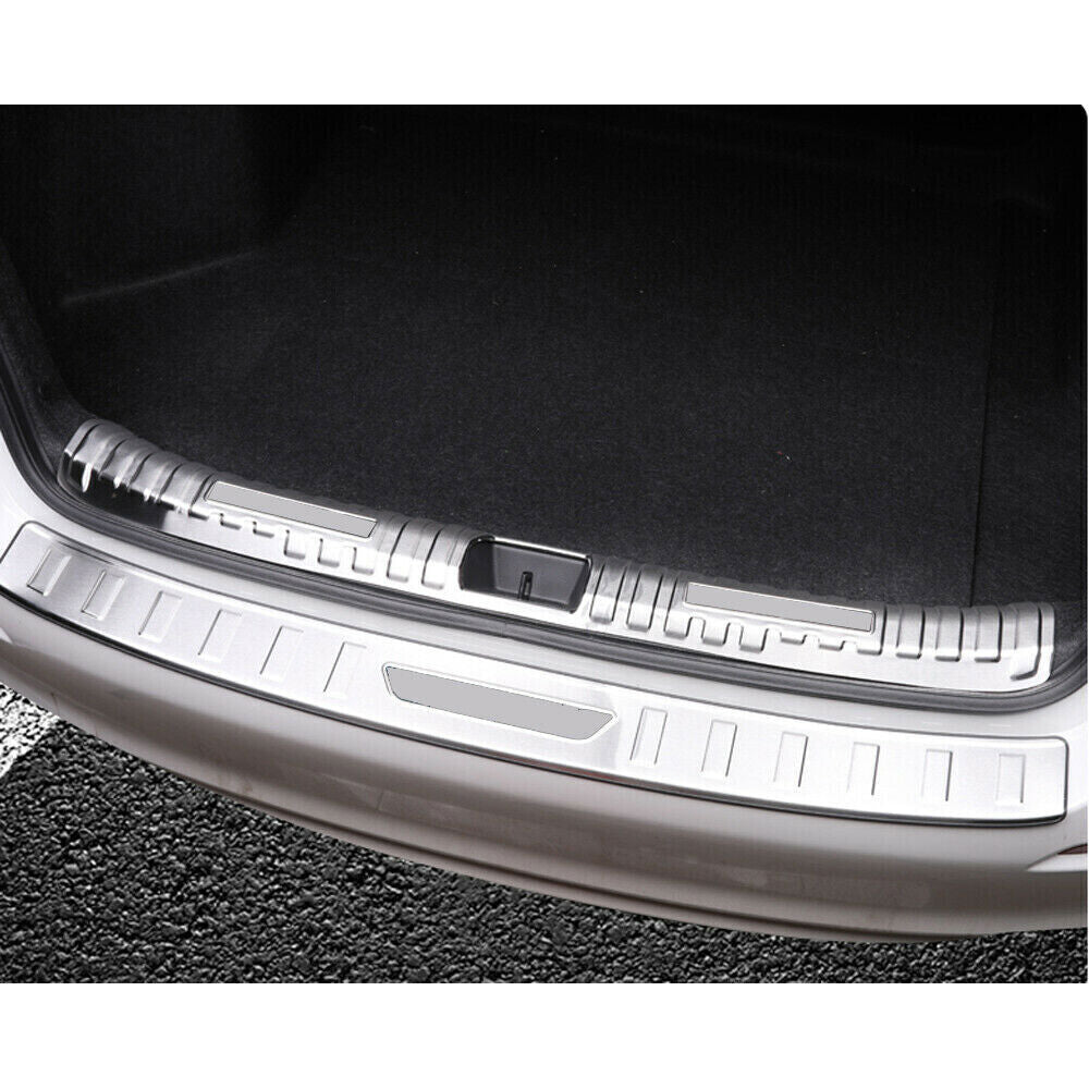 Sliver Brushed Rear Bumper Guard Sill Scuff Plate Covers for Honda for Civic 2022-23