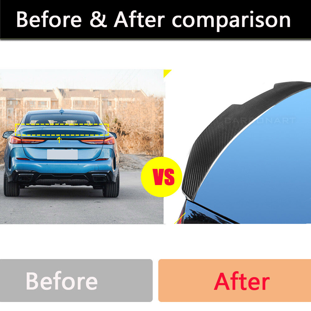 for BMW 2 series F44 Gran Coupe 2020+ Carbon Fiber Rear Trunk Spoiler Lid Wing