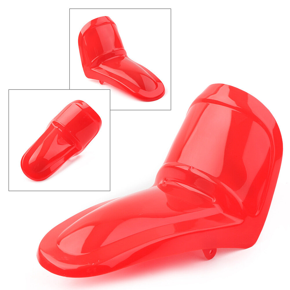 1X ABS Red Front Fender Cover Mudguard for Yamaha PW50 Y-Zinger 50 Red